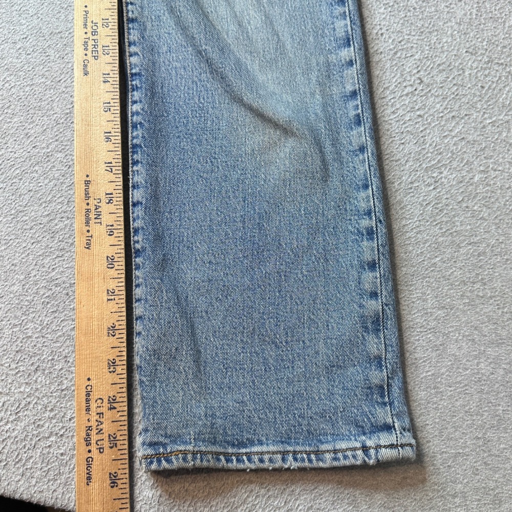 Levi's Jeans Womens 26 Blue Ribcage Straight Ultra High Rise Button Fly Denim - Picture 11 of 12